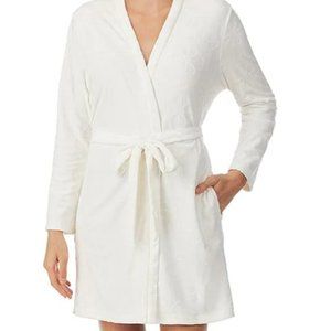 Kate Spade white plush robe  size 1X/2X